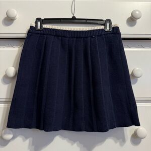 Freshman Navy Sweater Mini Skirt